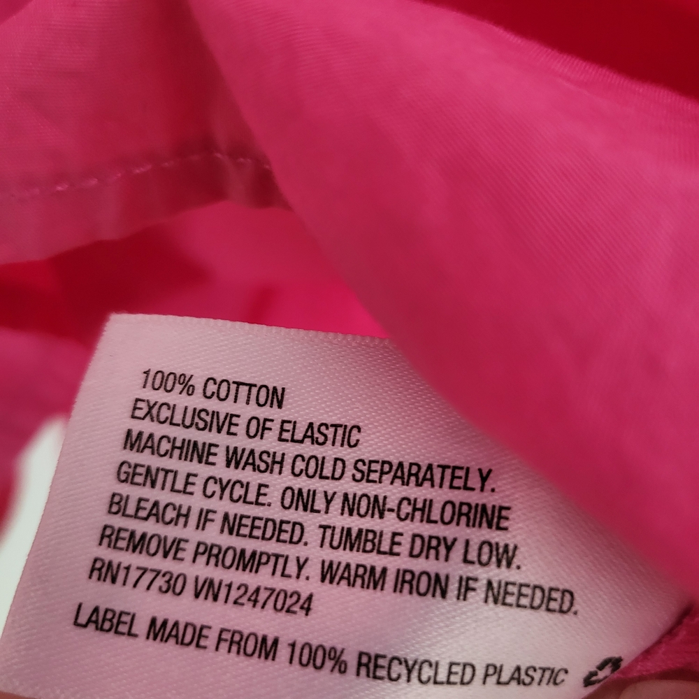 a new day Pink Tiered Babydoll Dress Balloon Sleeves Size L - Picture 4 of 11